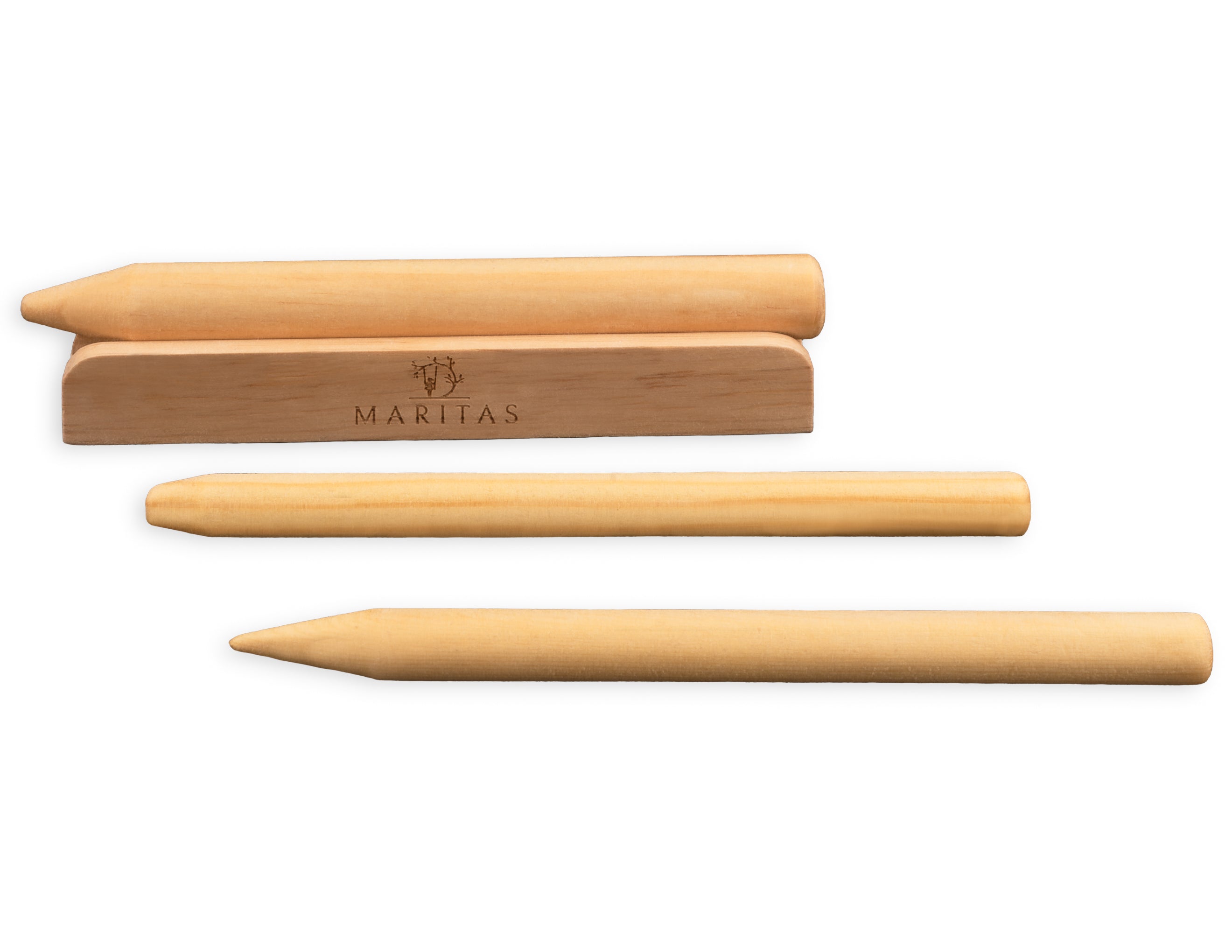 Wooden Stylus Writing Sticks with Holder