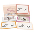 Phonics Cursive Alphabet Flash Cards by Maritas