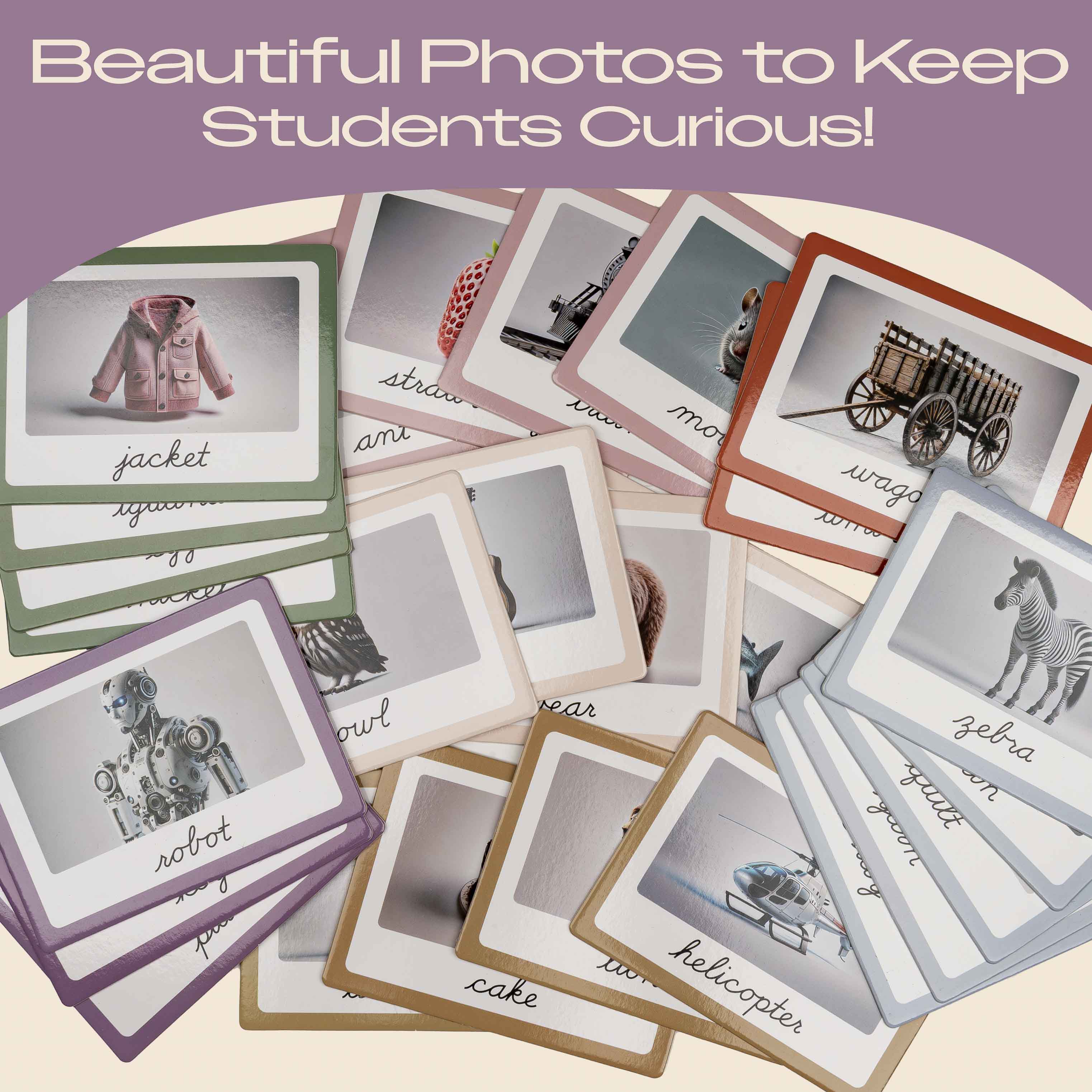 Phonics Cursive Alphabet Flash Cards by Maritas