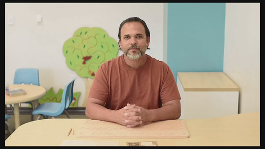 Montessori Cursive Alphabet Tracing Board