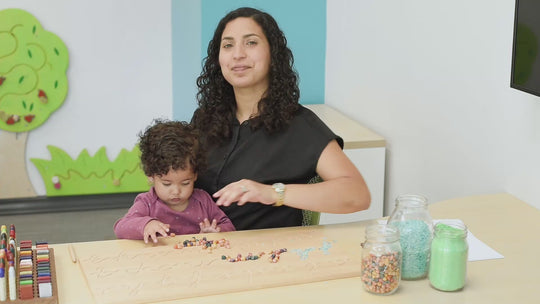 Montessori Cursive Alphabet Tracing Board